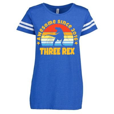 Awesome Since 2016 Three Rex Enza Ladies Jersey Football T-Shirt