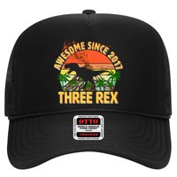 Awesome Since 2017 Tree Rex 3rd Birthday Trucker Hat