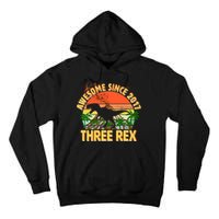 Awesome Since 2017 Tree Rex 3rd Birthday Tall Hoodie