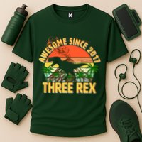 Awesome Since 2017 Tree Rex 3rd Birthday Performance Shirt