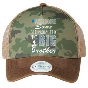 Awesome Son Promoted To Big Brother Legacy Tie Dye Trucker Hat