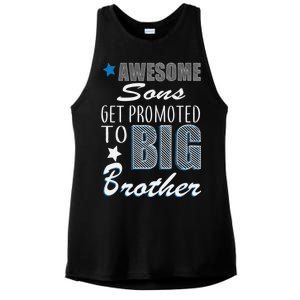 Awesome Son Promoted To Big Brother Ladies PosiCharge Tri-Blend Wicking Tank