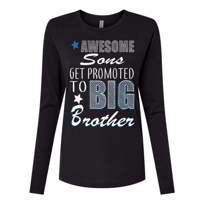 Awesome Son Promoted To Big Brother Womens Cotton Relaxed Long Sleeve T-Shirt