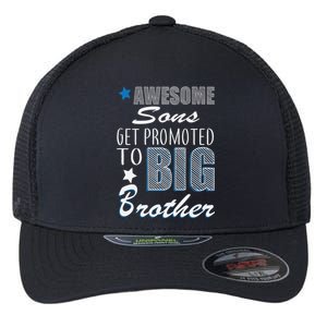 Awesome Son Promoted To Big Brother Flexfit Unipanel Trucker Cap