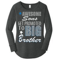 Awesome Son Promoted To Big Brother Women's Perfect Tri Tunic Long Sleeve Shirt