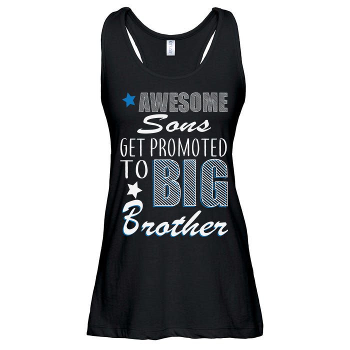 Awesome Son Promoted To Big Brother Ladies Essential Flowy Tank