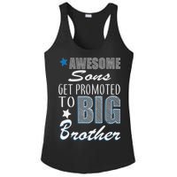 Awesome Son Promoted To Big Brother Ladies PosiCharge Competitor Racerback Tank