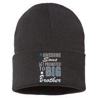 Awesome Son Promoted To Big Brother Sustainable Knit Beanie