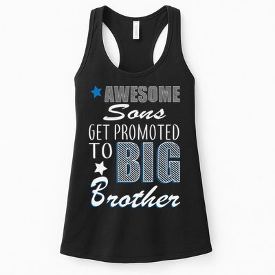 Awesome Son Promoted To Big Brother Womens Tank Top