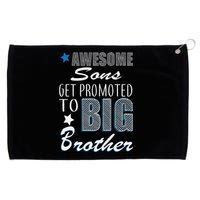 Awesome Son Promoted To Big Brother Grommeted Golf Towel