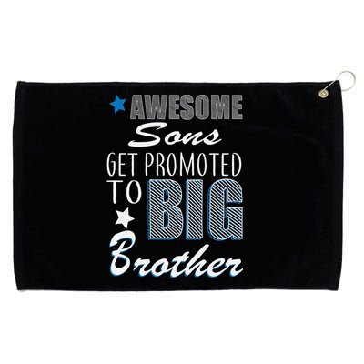 Awesome Son Promoted To Big Brother Grommeted Golf Towel