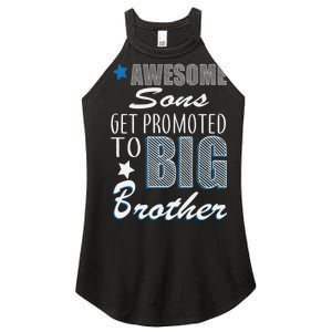 Awesome Son Promoted To Big Brother Women's Perfect Tri Rocker Tank