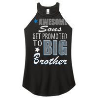 Awesome Son Promoted To Big Brother Women's Perfect Tri Rocker Tank