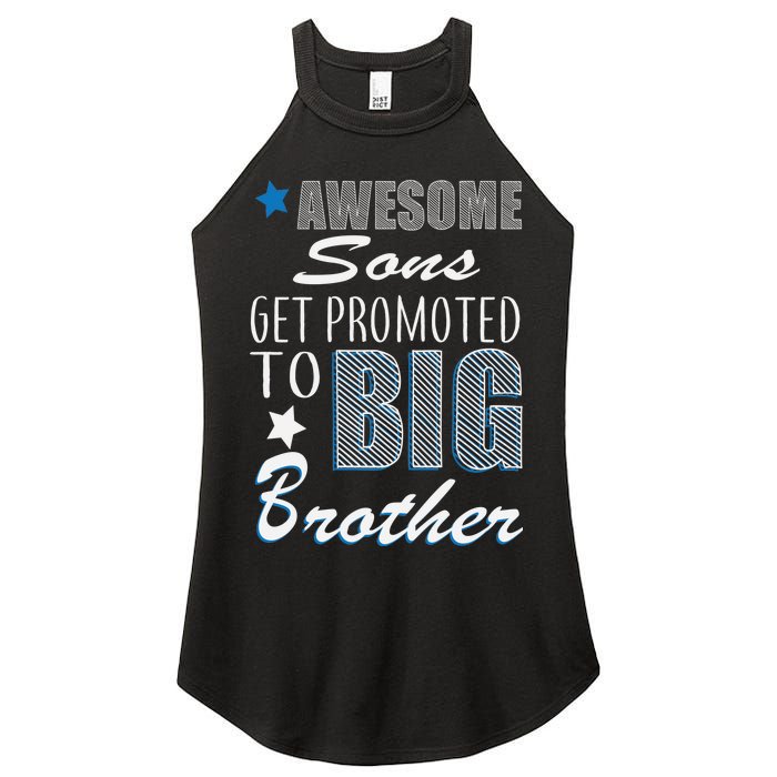 Awesome Son Promoted To Big Brother Women's Perfect Tri Rocker Tank