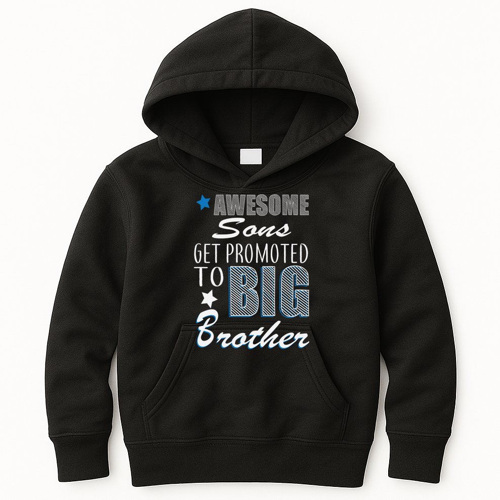 Awesome Son Promoted To Big Brother Kids Hoodie
