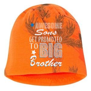 Awesome Son Promoted To Big Brother Kati - Camo Knit Beanie