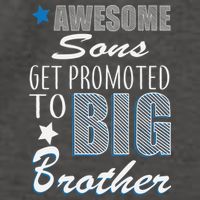 Awesome Son Promoted To Big Brother Vector Backpack