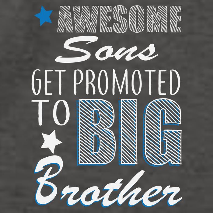 Awesome Son Promoted To Big Brother Vector Backpack