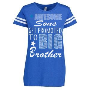 Awesome Son Promoted To Big Brother Enza Ladies Jersey Football T-Shirt