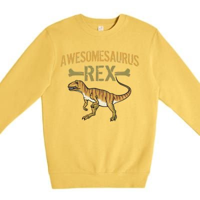 Awesomesaurus T-Rex Premium Crewneck Sweatshirt