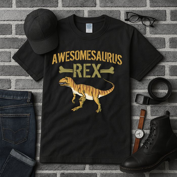 Awesomesaurus T-Rex Tall T-Shirt