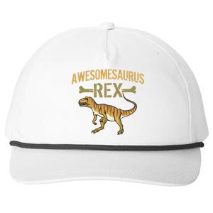 Awesomesaurus T-Rex Snapback Five-Panel Rope Hat