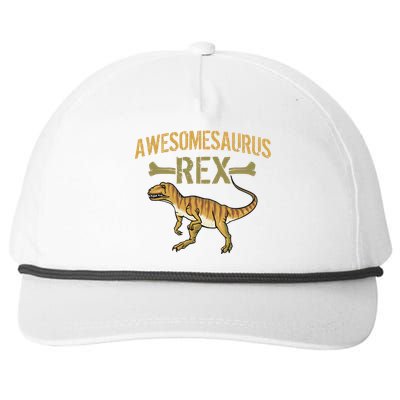 Awesomesaurus T-Rex Snapback Five-Panel Rope Hat