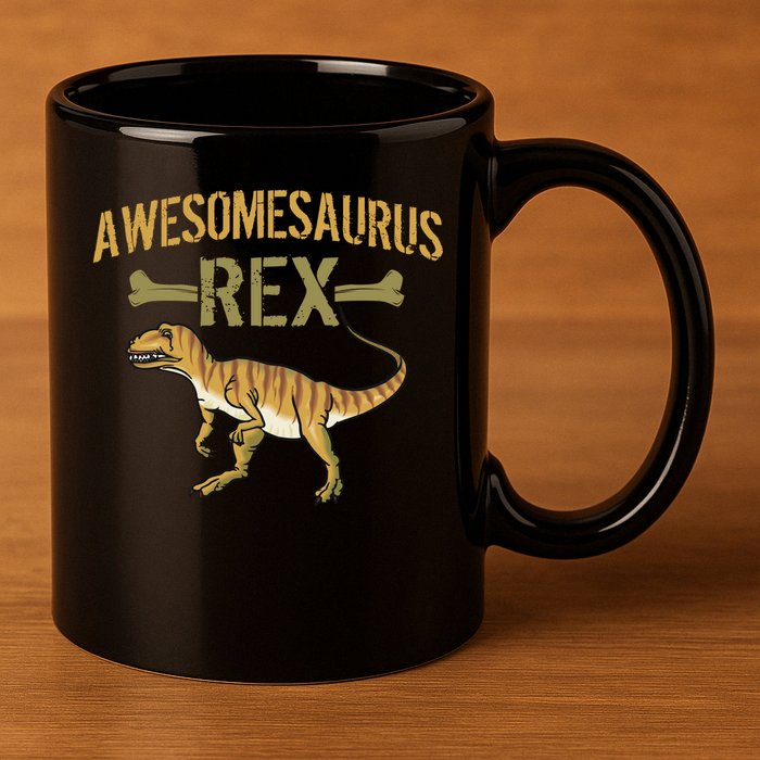 Awesomesaurus T-Rex 11oz C Handle Ceramic Mug