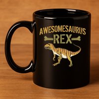 Awesomesaurus T-Rex 11oz C Handle Ceramic Mug