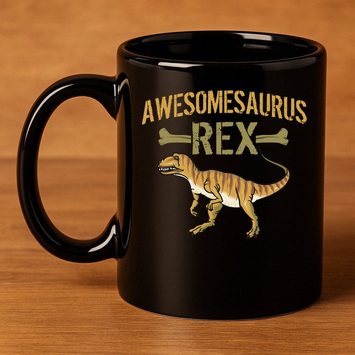 Awesomesaurus T-Rex 11oz C Handle Ceramic Mug