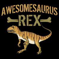 Awesomesaurus T-Rex Drawstring Bag