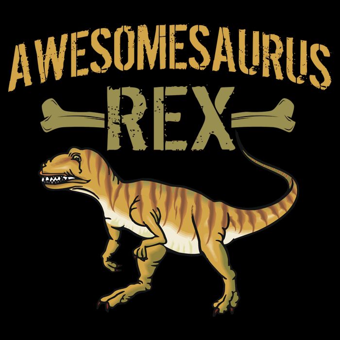 Awesomesaurus T-Rex Drawstring Bag