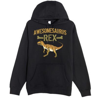 Awesomesaurus T-Rex Premium Pullover Hoodie