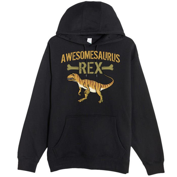 Awesomesaurus T-Rex Premium Pullover Hoodie