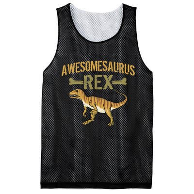 Awesomesaurus T-Rex Mesh Reversible Basketball Jersey Tank