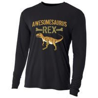 Awesomesaurus T-Rex Cooling Performance Long Sleeve Crew