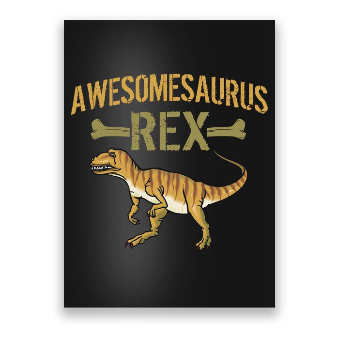Awesomesaurus T-Rex Poster
