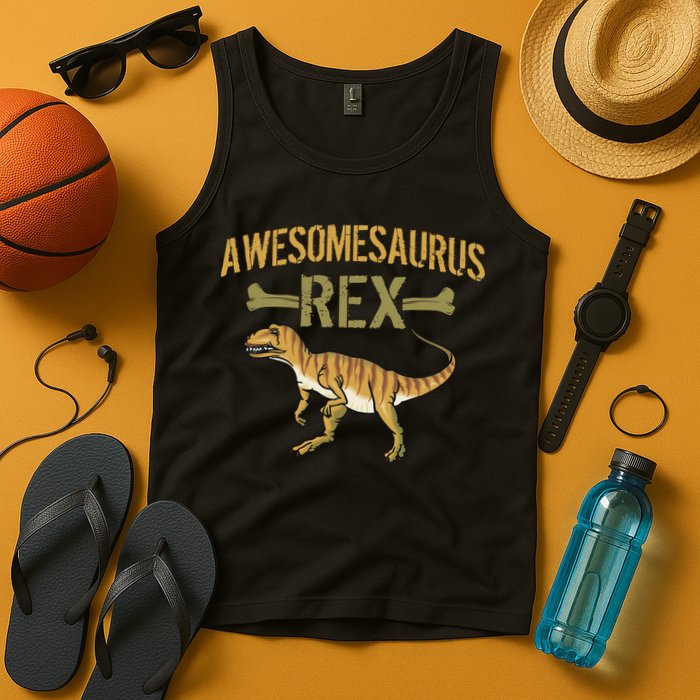 Awesomesaurus T-Rex Tank Top