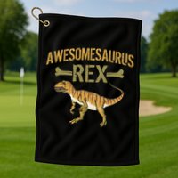 Awesomesaurus T-Rex Golf Towel