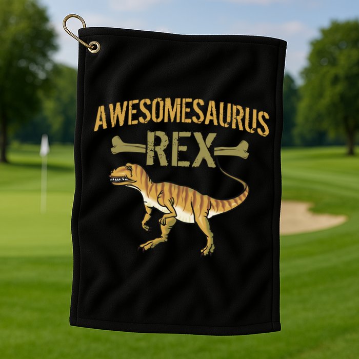 Awesomesaurus T-Rex Golf Towel