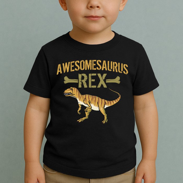 Awesomesaurus T-Rex Toddler T-Shirt