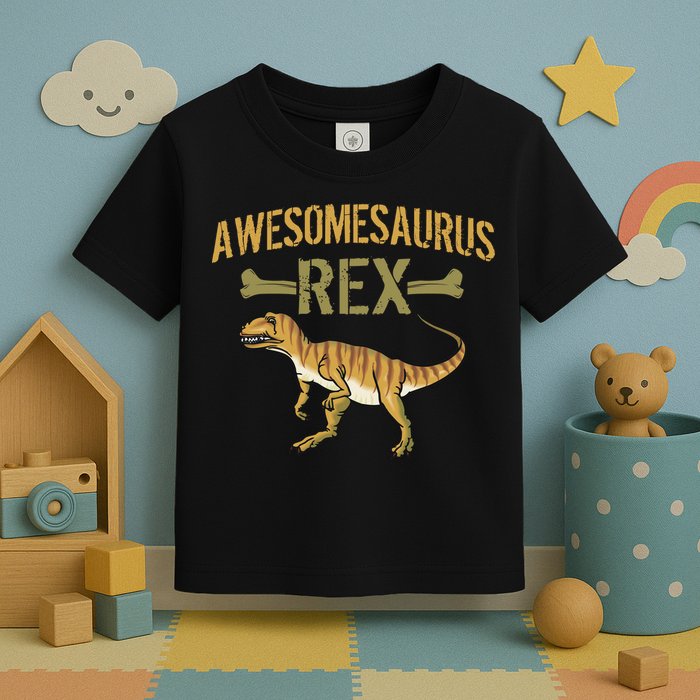 Awesomesaurus T-Rex Toddler T-Shirt