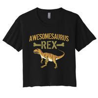 Awesomesaurus T-Rex Crop Top