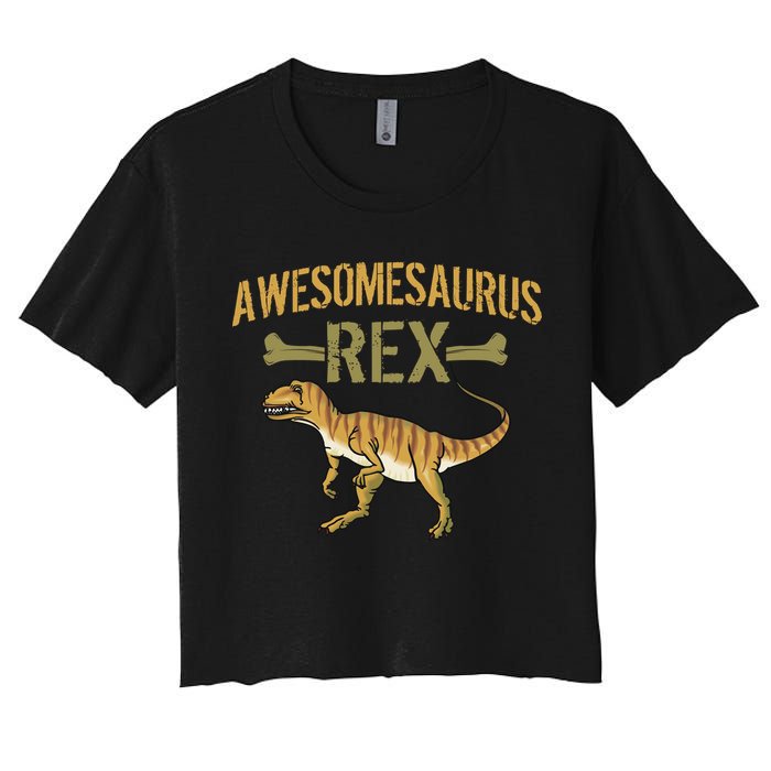 Awesomesaurus T-Rex Crop Top
