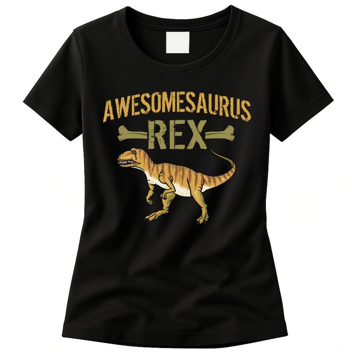 Awesomesaurus T-Rex Womens T-Shirt