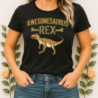 Awesomesaurus T-Rex Womens T-Shirt