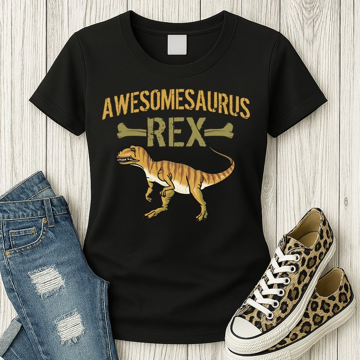 Awesomesaurus T-Rex Womens T-Shirt