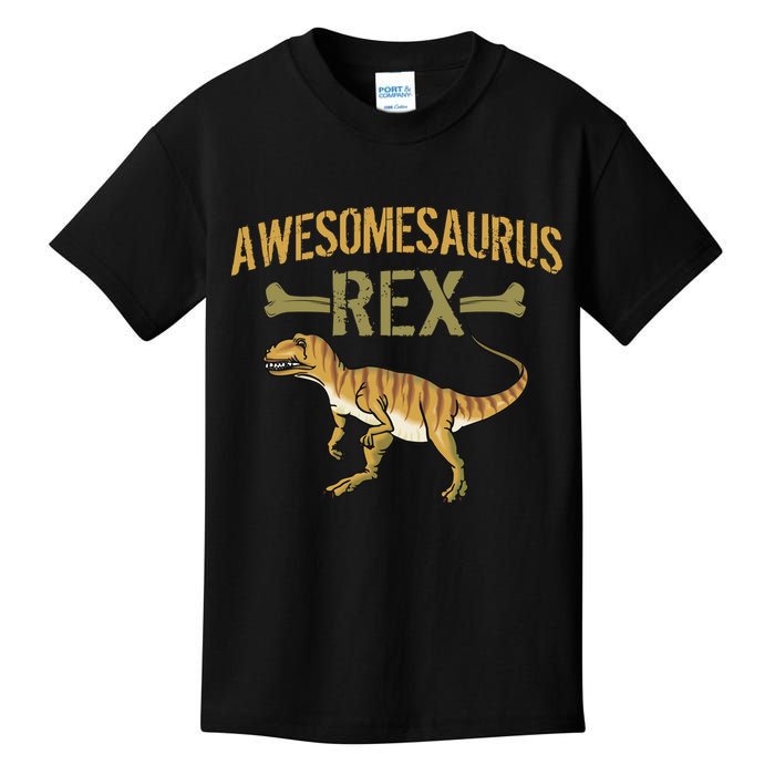 Awesomesaurus T-Rex Kids T-Shirt