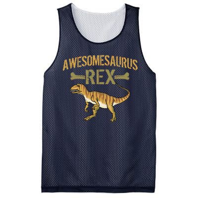 Awesomesaurus T-Rex Mesh Reversible Basketball Jersey Tank