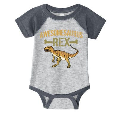 Awesomesaurus T-Rex Infant Baby Jersey Bodysuit